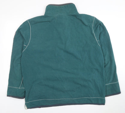 Mens UK Size M Joe Browns Green Henley Sweatshirt