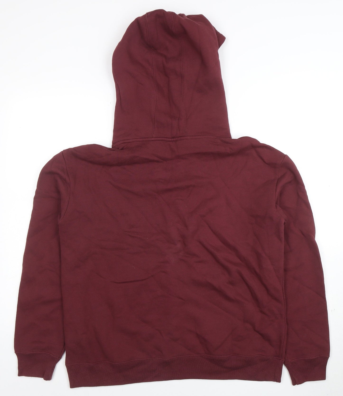 Mens UK Size M Champion Red Pullover Hoodie