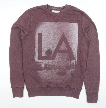 Mens UK Size S River Island Purple Pullover Sweatshirt