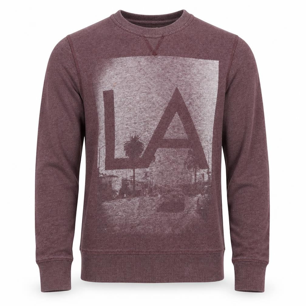 Mens UK Size S River Island Purple Pullover Sweatshirt