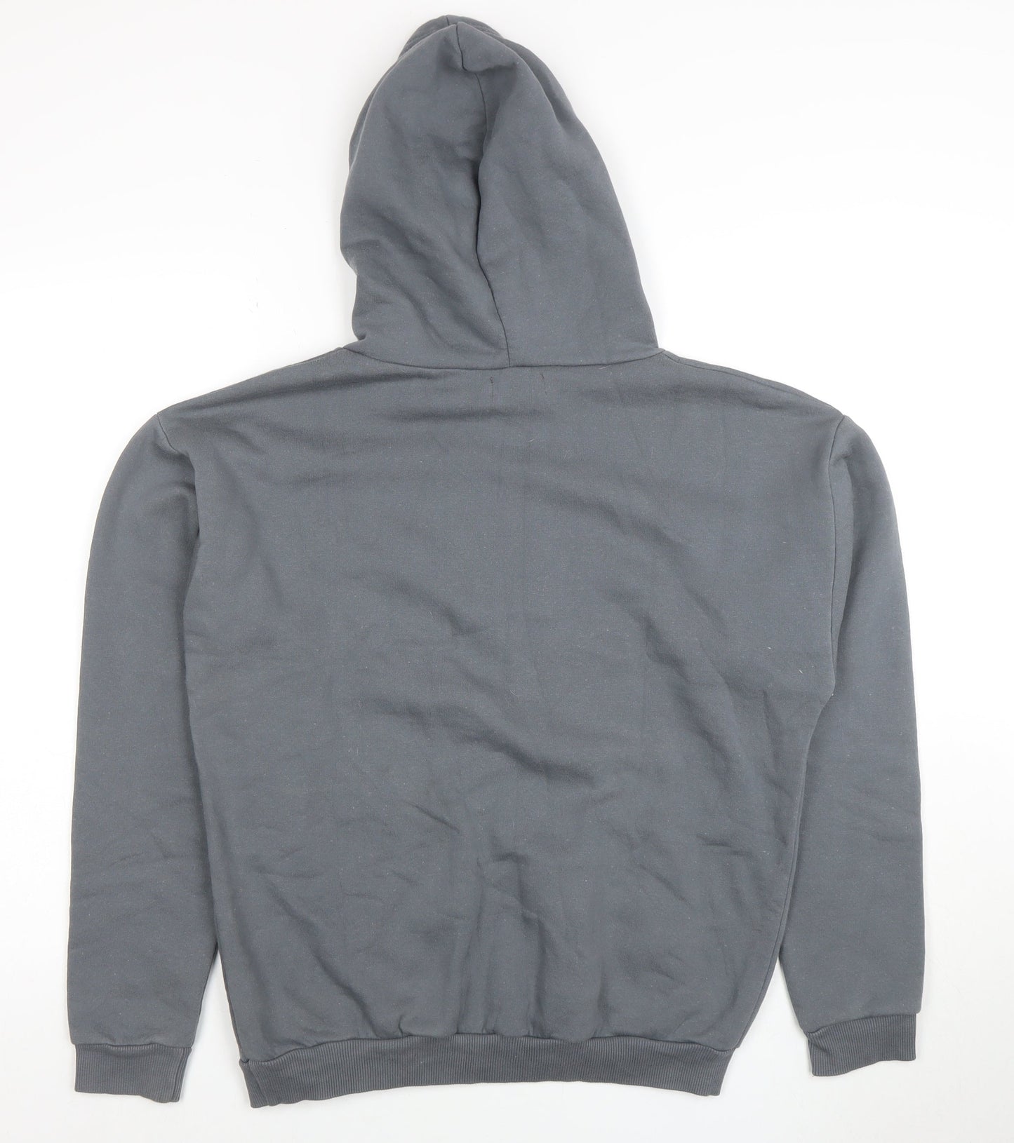 Unisex Adults UK Size XS PRETTYLITTLETHING Grey Pullover Hoodie