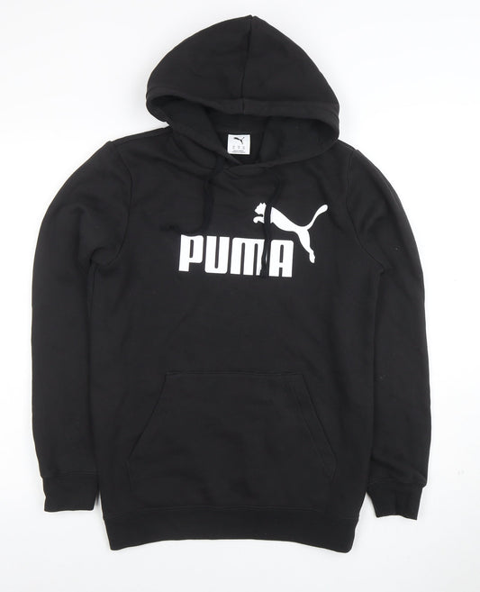 Mens UK Size XS PUMA Black Pullover Hoodie