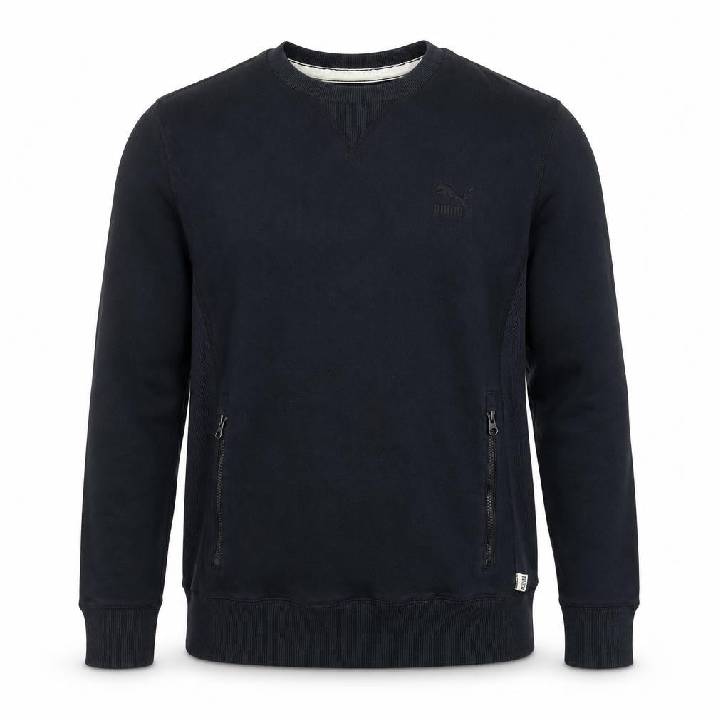 Mens UK Size S PUMA Black Pullover Sweatshirt