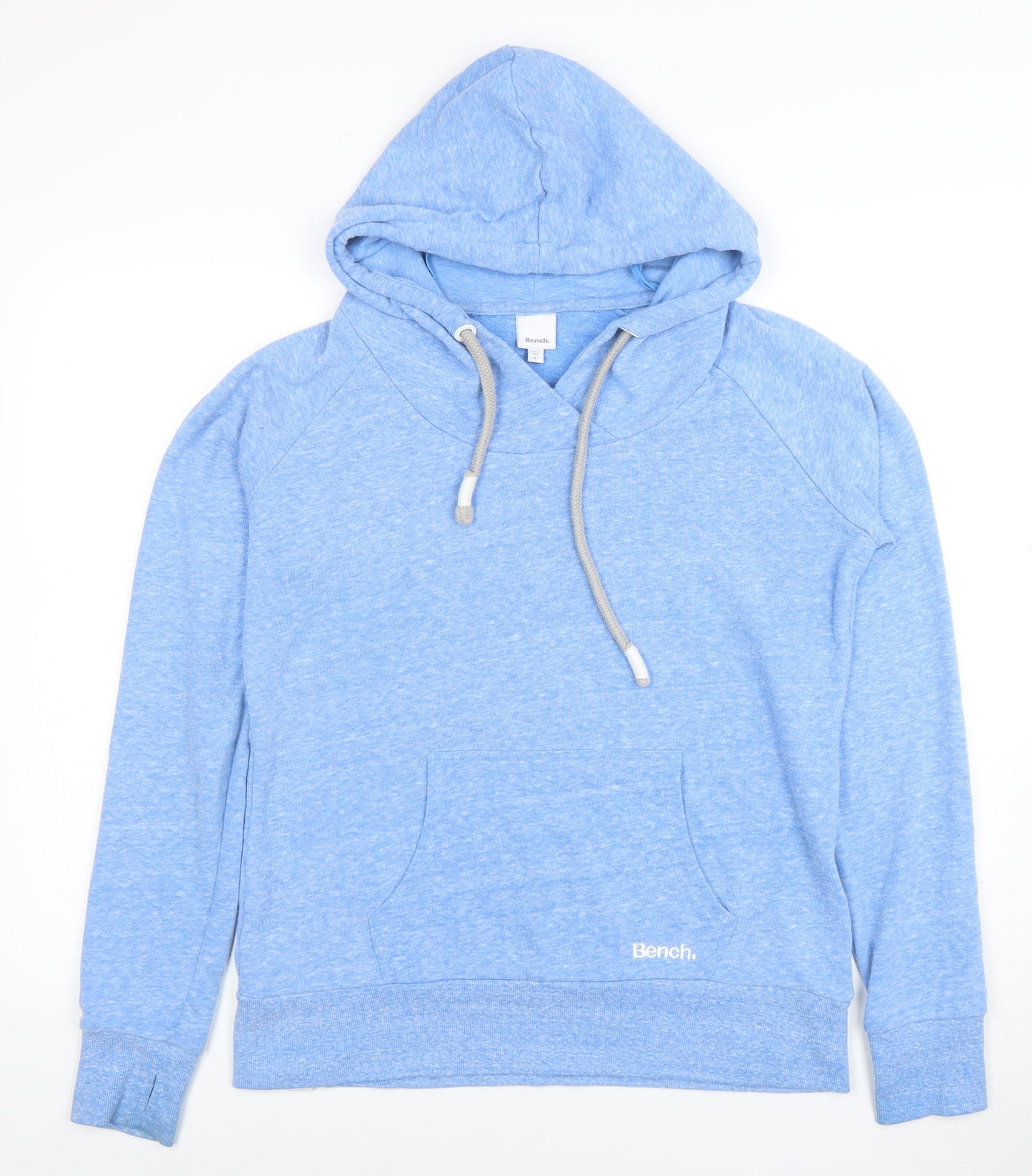 Mens UK Size L Bench Blue Pullover Hoodie