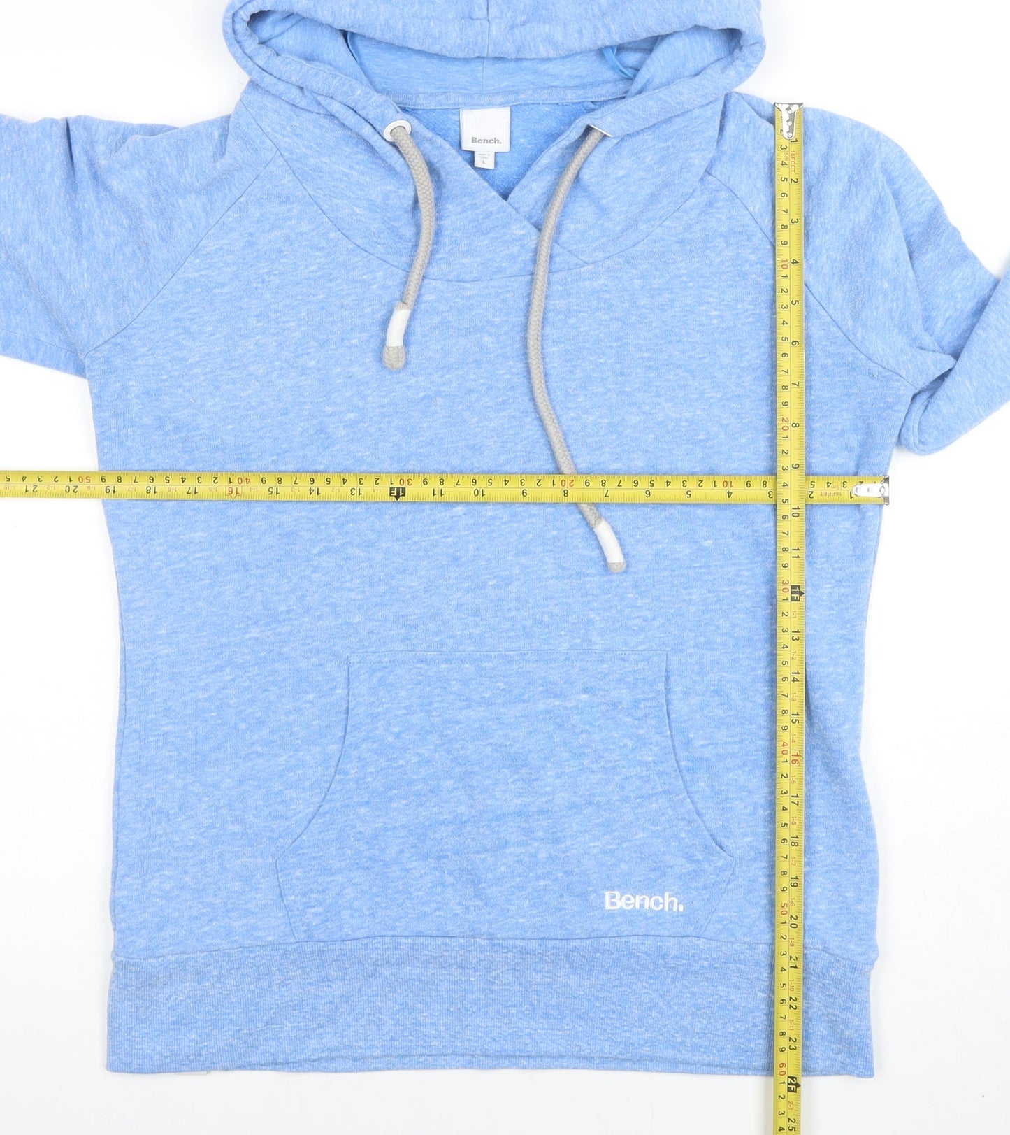 Mens UK Size L Bench Blue Pullover Hoodie