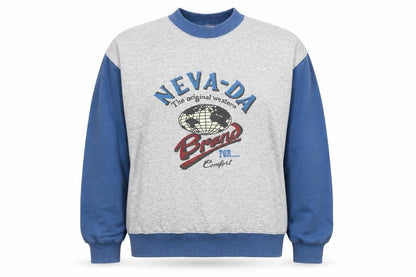 Womens UK Size L Neva-Da Grey Pullover Sweatshirt