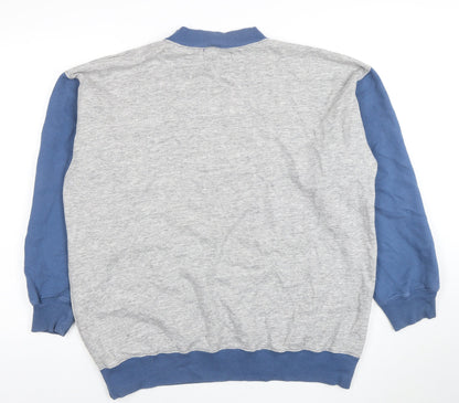 Womens UK Size L Neva-Da Grey Pullover Sweatshirt