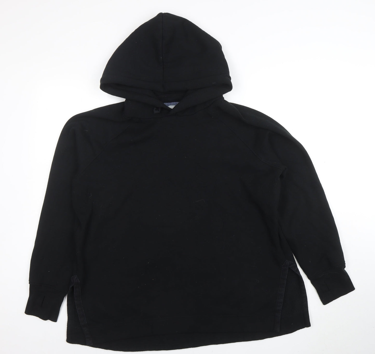 Womens UK Size L JACHS Girlfriend Black Pullover Hoodie