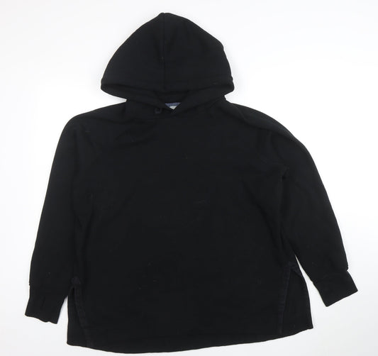Womens UK Size L JACHS Girlfriend Black Pullover Hoodie