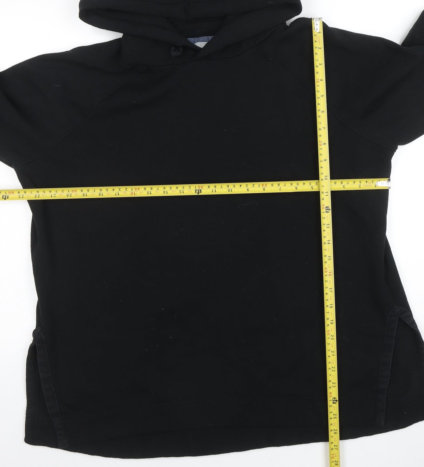 Womens UK Size L JACHS Girlfriend Black Pullover Hoodie