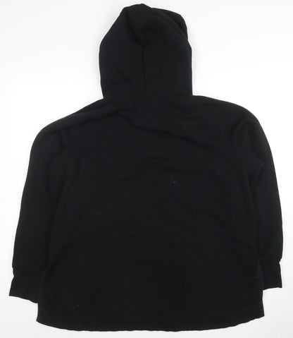Womens UK Size L JACHS Girlfriend Black Pullover Hoodie