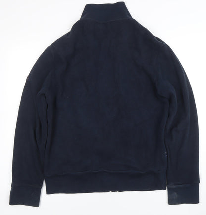Mens UK Size M Ben Sherman Blue Full Zip Sweatshirt