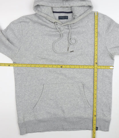 Mens UK Size L Academy Outfitters Grey Pullover Hoodie