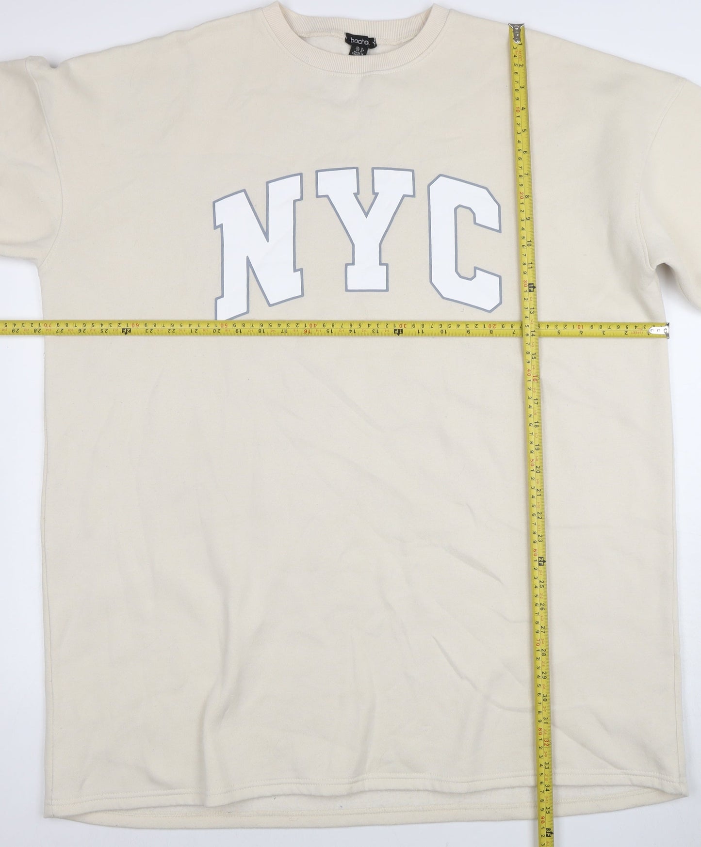 Womens UK Size 16 Boohoo T-Shirt Dress