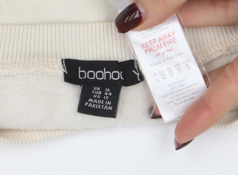 Womens UK Size 16 Boohoo T-Shirt Dress