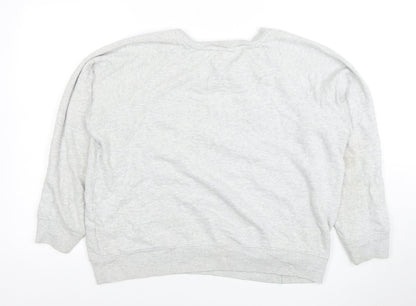 Womens UK Size 16 Marks and Spencer Grey Pullover Sweatshirt