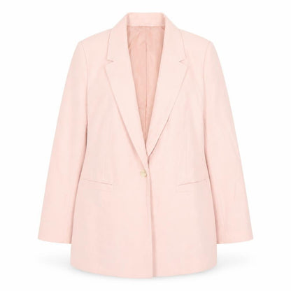 V by Very Women’s Pink Blazer UK 14 Regular Fit Single-Breasted Jacket