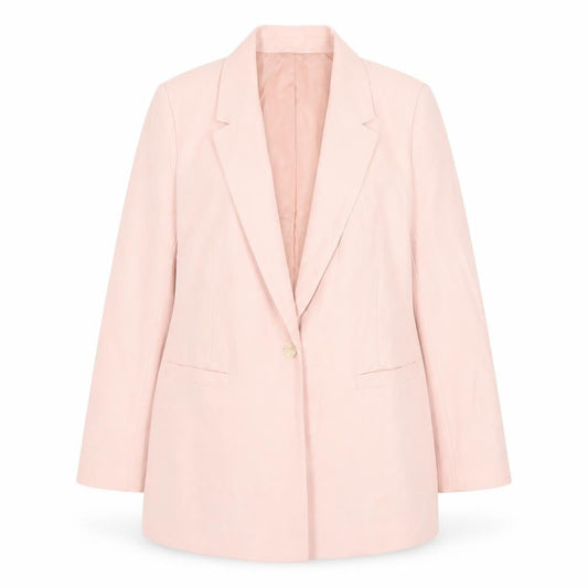 V by Very Women’s Pink Blazer UK 14 Regular Fit Single-Breasted Jacket