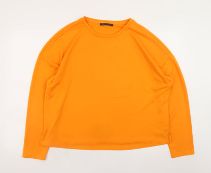 Womens UK Size 16 Marks and Spencer Orange Basic T-Shirt