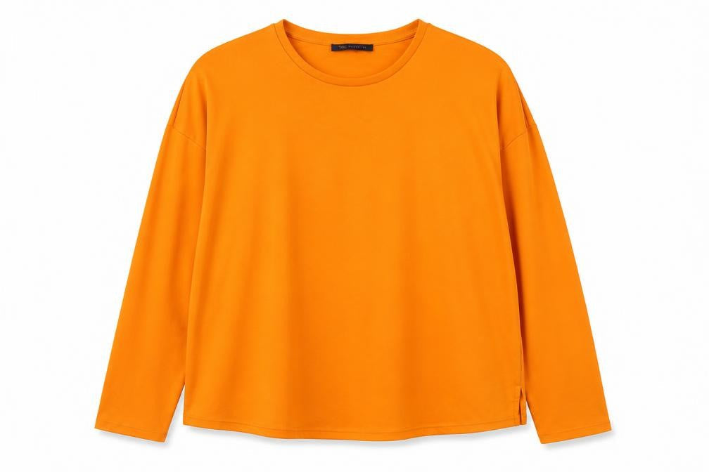 Womens UK Size 16 Marks and Spencer Orange Basic T-Shirt