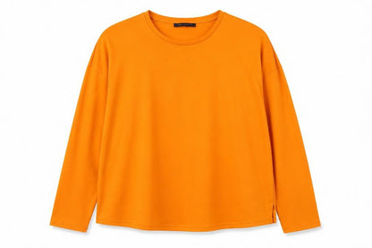 Womens UK Size 16 Marks and Spencer Orange Basic T-Shirt