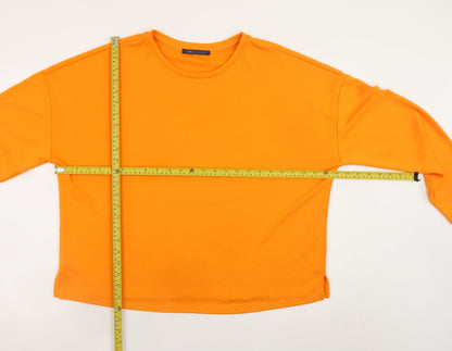 Womens UK Size 16 Marks and Spencer Orange Basic T-Shirt