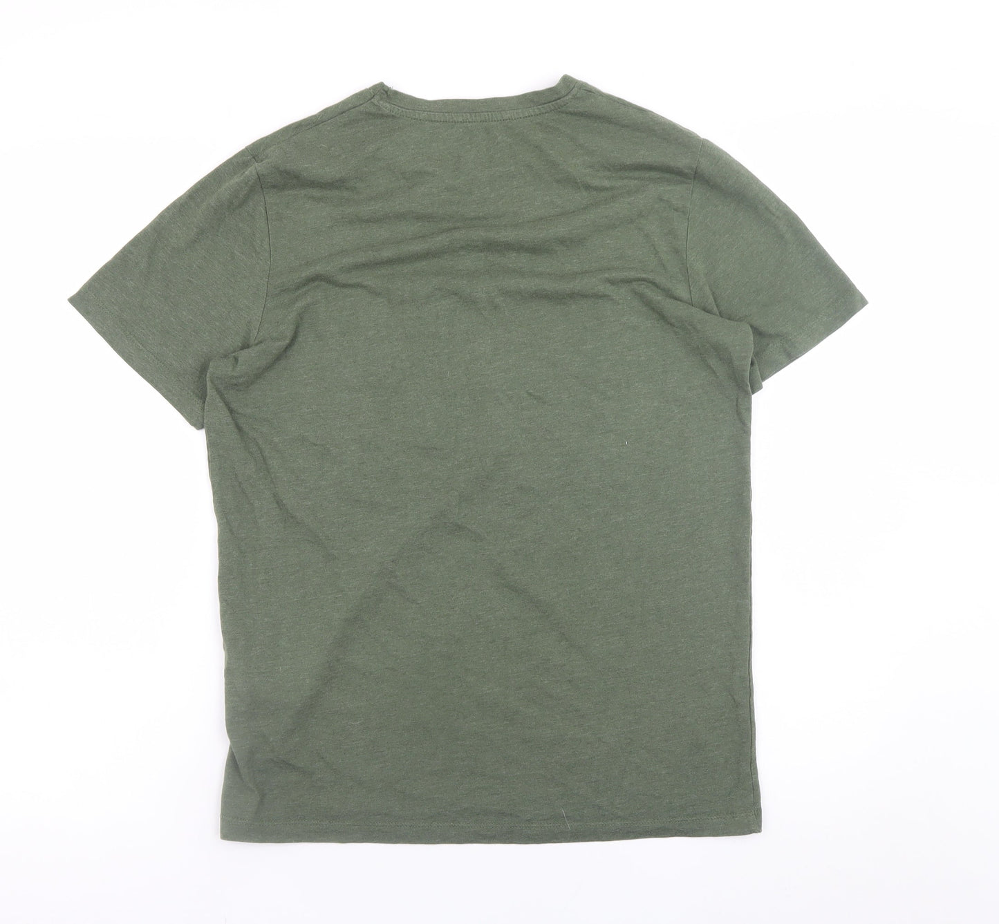 Mens UK Size S JACK & JONES Green  T-Shirt