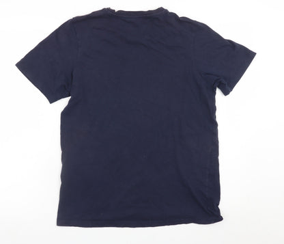 Boys UK Size 16 Years JACK & JONES Blue Basic T-Shirt