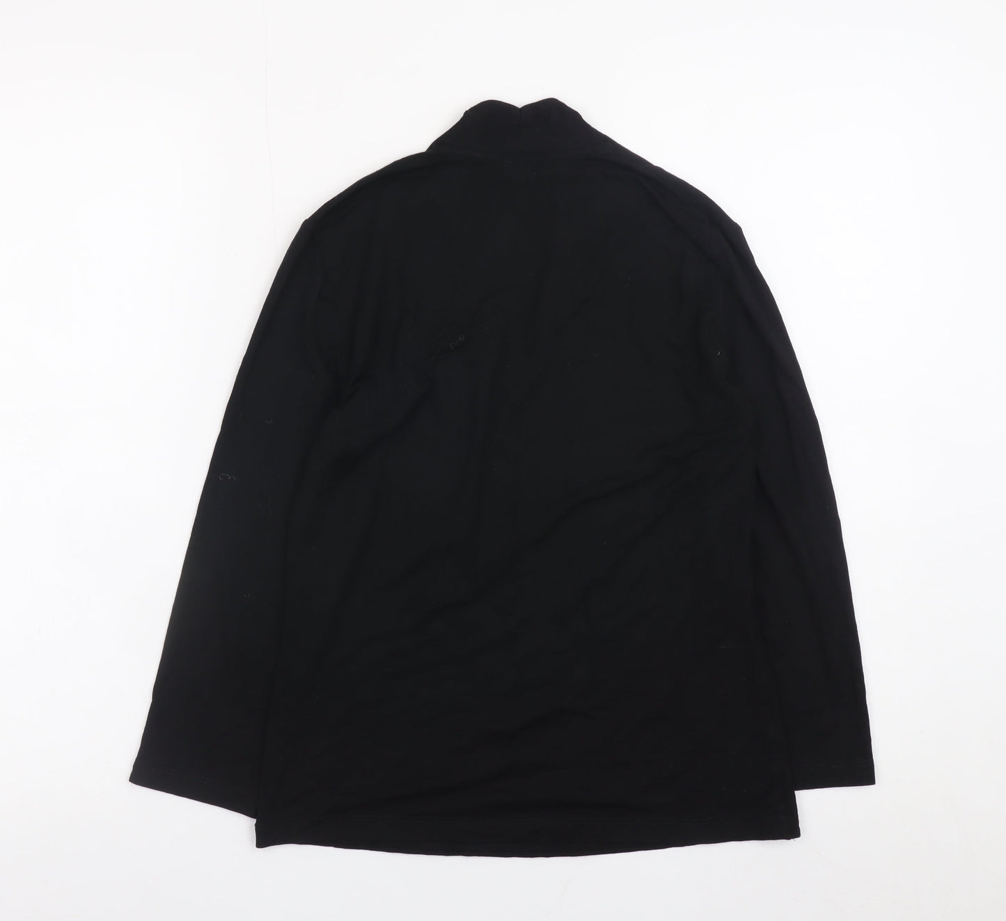 Womens UK Size S Hobbs Black Tunic Blouse