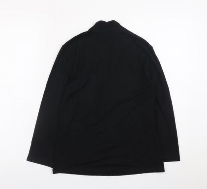 Womens UK Size S Hobbs Black Tunic Blouse