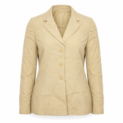 Precis Petite Women’s Beige Size 12 Blazer Jacket Smart Formal Mid-Length