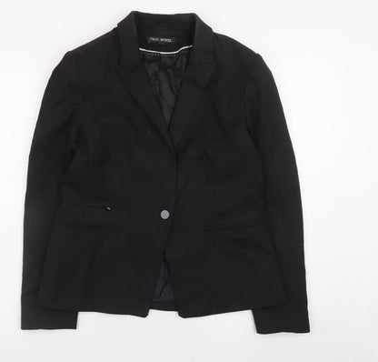 Next Petite Women’s Black Blazer Jacket Size 12 Regular Fit