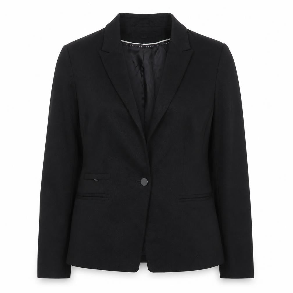 Next Petite Women’s Black Blazer Jacket Size 12 Regular Fit