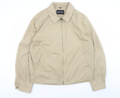 Mens UK Size L Authentic Clothing Company Beige Basic Jacket