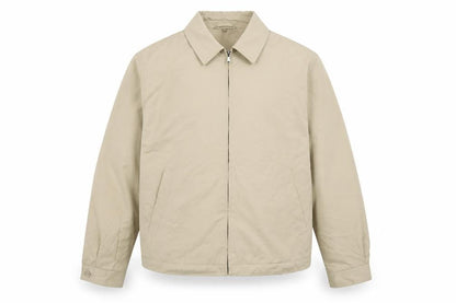 Mens UK Size L Authentic Clothing Company Beige Basic Jacket