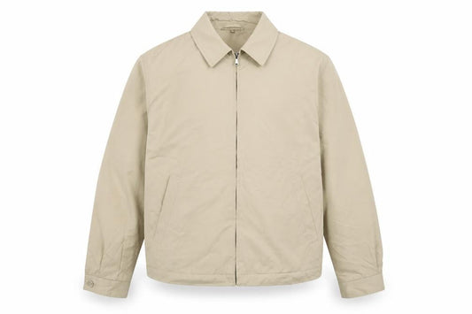 Mens UK Size L Authentic Clothing Company Beige Basic Jacket