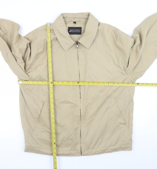 Mens UK Size L Authentic Clothing Company Beige Basic Jacket