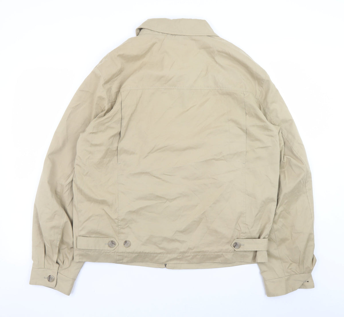 Mens UK Size L Authentic Clothing Company Beige Basic Jacket