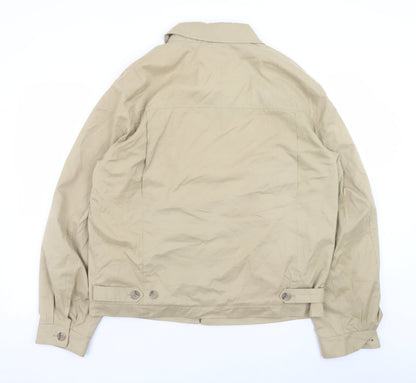 Mens UK Size L Authentic Clothing Company Beige Basic Jacket