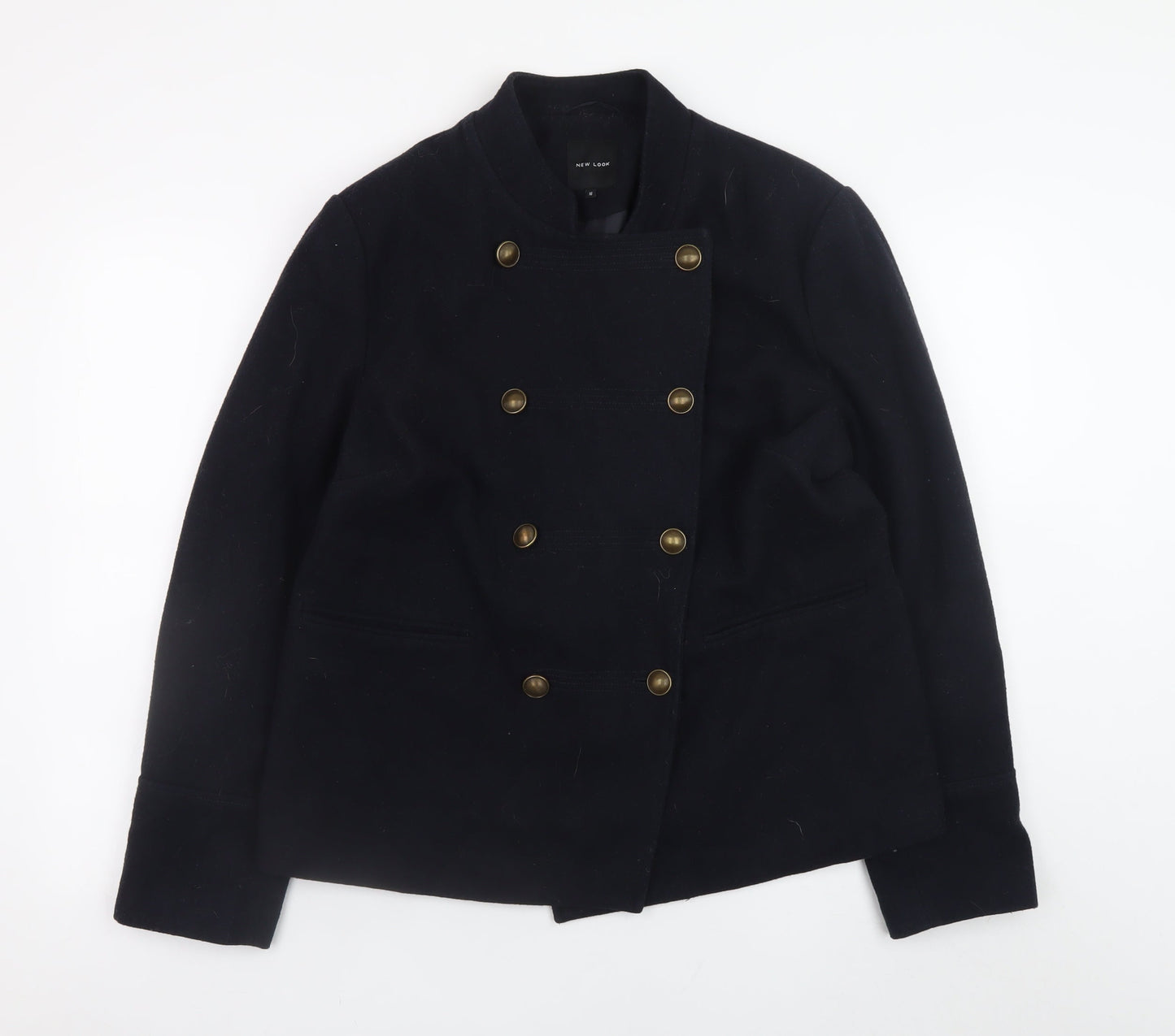 Womens UK Size 16 New Look Black Military Jacket