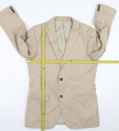 Mens UK Size S Linea Beige Basic Jacket