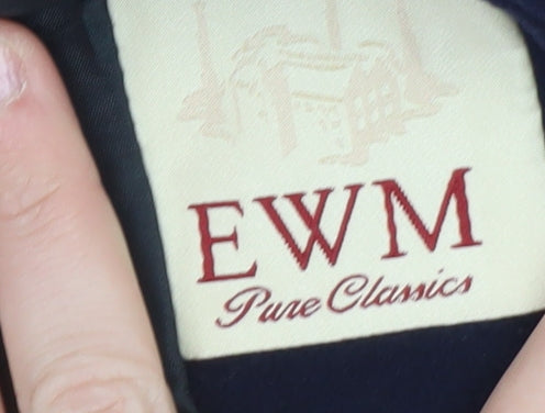 Womens UK Size 18 EWM Blue Overcoat
