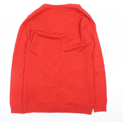 Womens UK Size M Banana Republic Red Cardigan Jumper