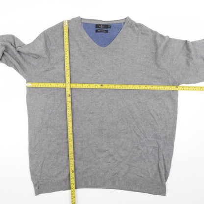 Mens UK Size XL Jeff Banks Grey Pullover Jumper