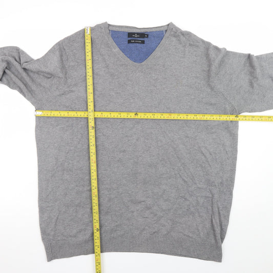 Mens UK Size XL Jeff Banks Grey Pullover Jumper