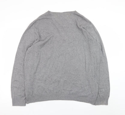 Mens UK Size XL Jeff Banks Grey Pullover Jumper