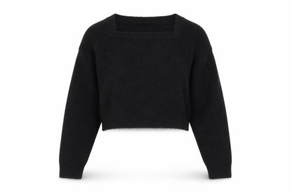 Topshop Women’s Black Knit Pullover Jumper Size S