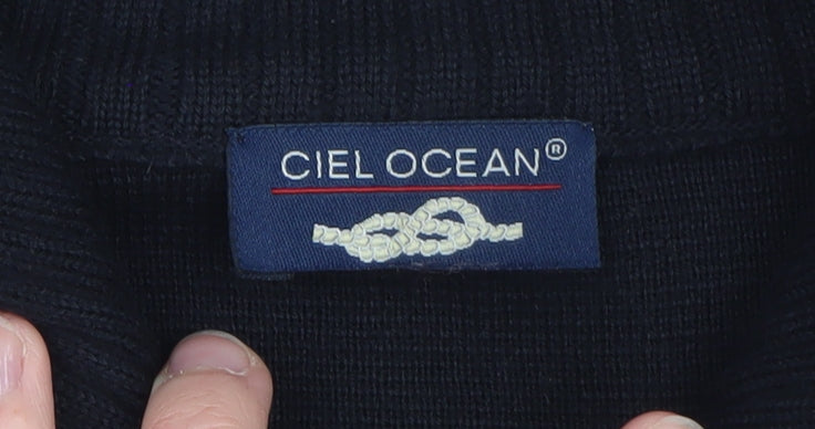 Womens UK Size XL Ciel Ocean Black Cardigan Jumper