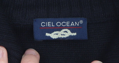 Womens UK Size XL Ciel Ocean Black Cardigan Jumper