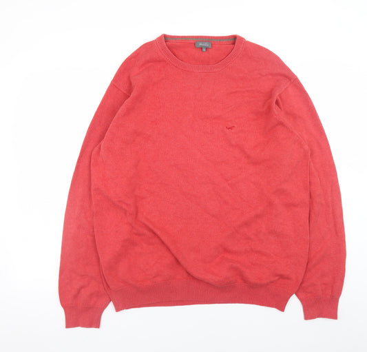 Mens UK Size XL Wolsey Red Pullover Jumper